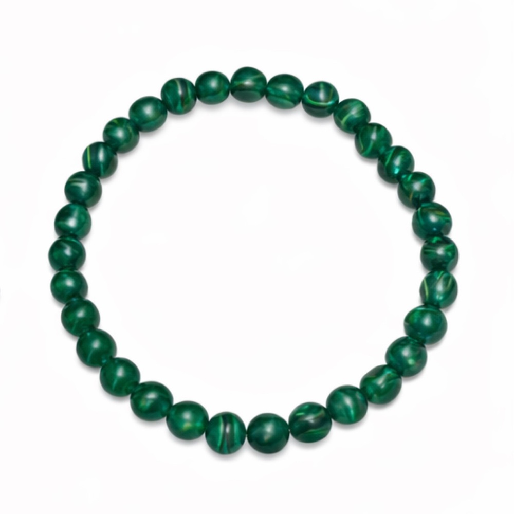 Green Beaded Bracelet